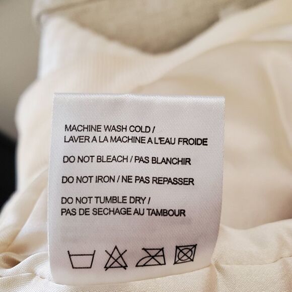 Pasha & Jo Champagne Long Hooded Medium-Weight Puffy Jacket size Small - Picture 11 of 12